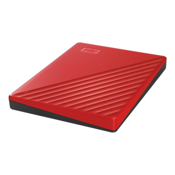 Western Digital 2TB My Passport Portable External Hard Drive (Red)
